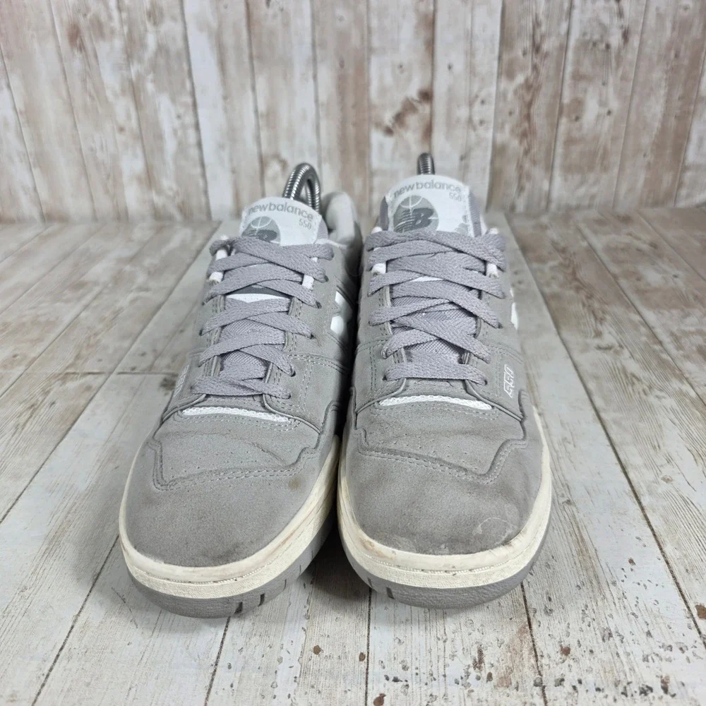 New Balance 550 Women's Sneakers Gray and White Athletic Shoes Classic - Picture 4 of 8